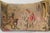 French 19thC. Custom Toile French Tapestry Pillow 27" Feather Down Insert For Sale - Image 3 of 6