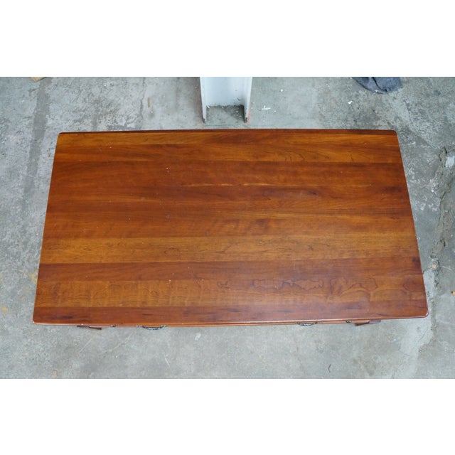 Bob Timberlake for Lexington American Cherry Farmhouse Coffee Cocktail Table 44" For Sale - Image 11 of 18