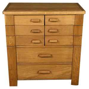 Chest of Drawers in Oak by Créations Chantal for Moda, 1960