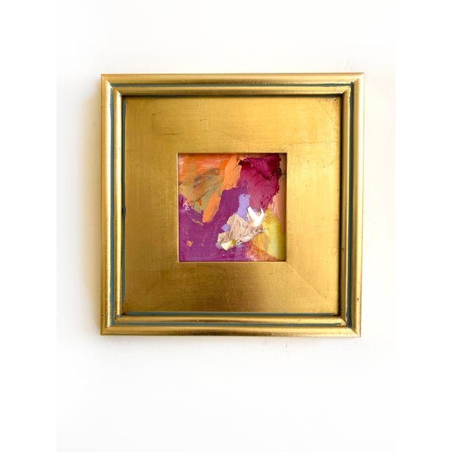 2020s "Heart Ache" Pair of Framed Mini Paintings by Jessalin Beutler For Sale - Image 5 of 6