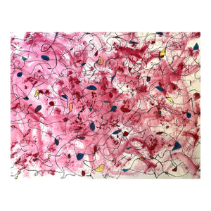 Abstract Painting Mid Century Modern by Lois Walker