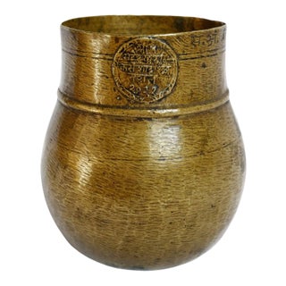 Old Bronze Mana Cup Nepal For Sale