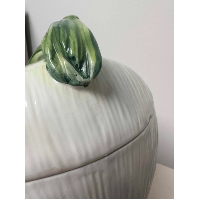 Early 20th Century Italian Majolica Ceramic Onion Tureen For Sale In Washington DC - Image 6 of 11