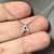 Diamond Letter "A" Pendant Necklace 18" 14k Gold 0.12 TCW Certified For Sale - Image 11 of 12