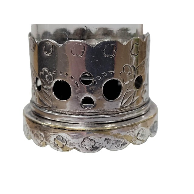 Jade Late Qing Dynasty Chinese Silver-Mounted Jade Opium Lamp For Sale - Image 8 of 12