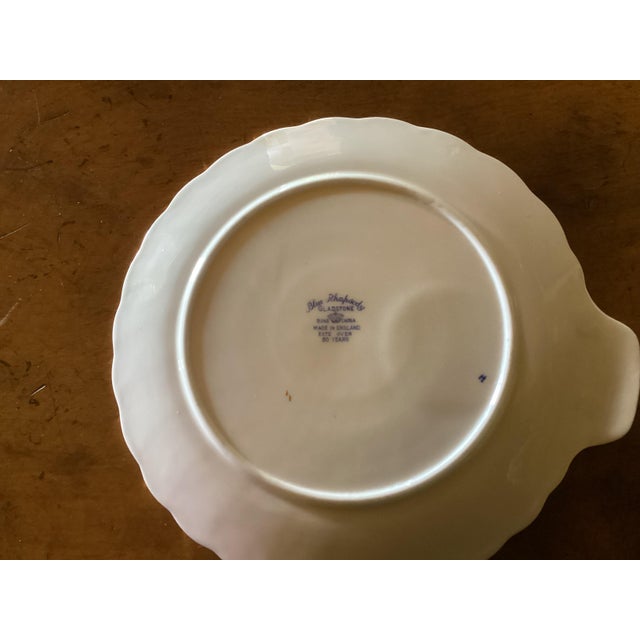 Charming “Tea and Toaster” set. Rare vintage “Blue Rhapsody “ by Gladstone. Bone china from England. Just picture this at...