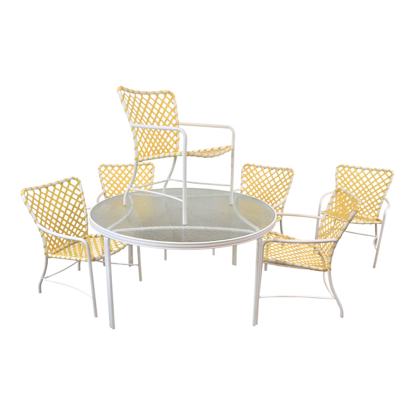 Brown Jordan Tamiami Dining Table & 6 Chairs Chairish