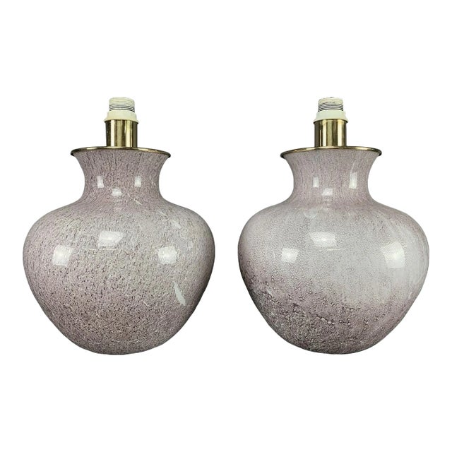 1980s VeArt Italy Table Lamps, a Pair For Sale