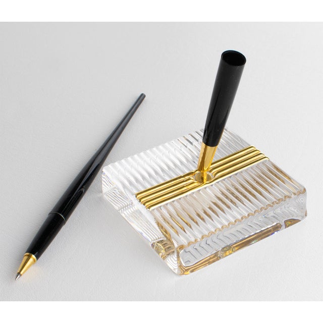 Christian Dior Paris Crystal Desk Accessory Pen Holder For Sale In Atlanta - Image 6 of 16