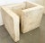 Mid-Century Modern Chunky Geometric 1970's Coral Stone Coffee Table Bases For Sale - Image 3 of 14