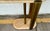 Revelation Modern Honey Onyx Rounded Cantilever Accent Table For Sale - Image 4 of 4