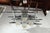 Vintage Abstract Italian Glass & Chrome Chandelier For Sale In Los Angeles - Image 6 of 10