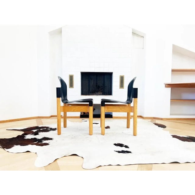 Wood Postmodern Beech Flex 2000 Chairs attributed to Gerd Lange for Thonet, 1980s, Set of 6 For Sale - Image 7 of 12