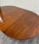 Vintage Neoclassical Regency Revival Walnut Pedestal Dining Table For Sale - Image 14 of 17