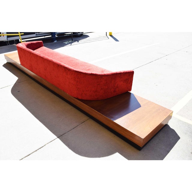 Large Adrian Pearsall Platform Sofa For Sale - Image 9 of 12