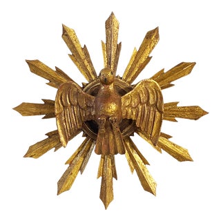 European Dove Sunburst the Holy Spirit For Sale