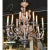 French Louis XV Silvered Bronze Cherubic Chandelier For Sale - Image 4 of 10