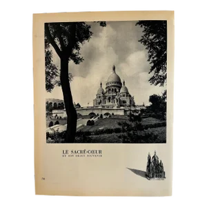 1952 Sacre-Coeur Paris Photo