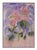 Lilacs and Peonies, Mid Century Floral Still-Life with Pink & Purple Vibrant mid century floral still-life featuring...