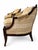 Vintage Hollywood Regency Gold Damask Barrel Lounge Chairs — Pair For Sale - Image 12 of 12