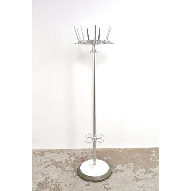 Vintage Floor Coat Rack with Umbrella Stand, 1950s For Sale - Image 4 of 8