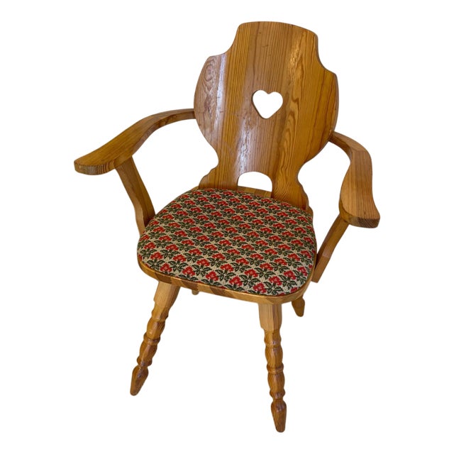 Rural Herzerlsessel Farmhouse Armchair For Sale