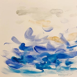 Abstract Botanical Limited Edition Print "The Touch of Ocean No.1" by Fanyu Lin For Sale