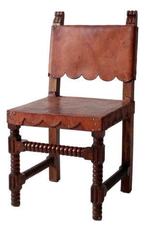 Antique Leather Ranch Chair