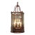 Monumental 10 Light Patina Bronze Lantern Chandelier For Sale