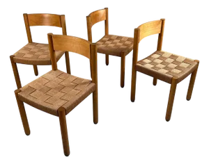 Rope Dining Chairs by Trix Haussmann & Robert Haussmann, 1960s, Set of 4