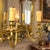 Antique Mirror Wall Lamp Girandole, 1910 For Sale - Image 3 of 5