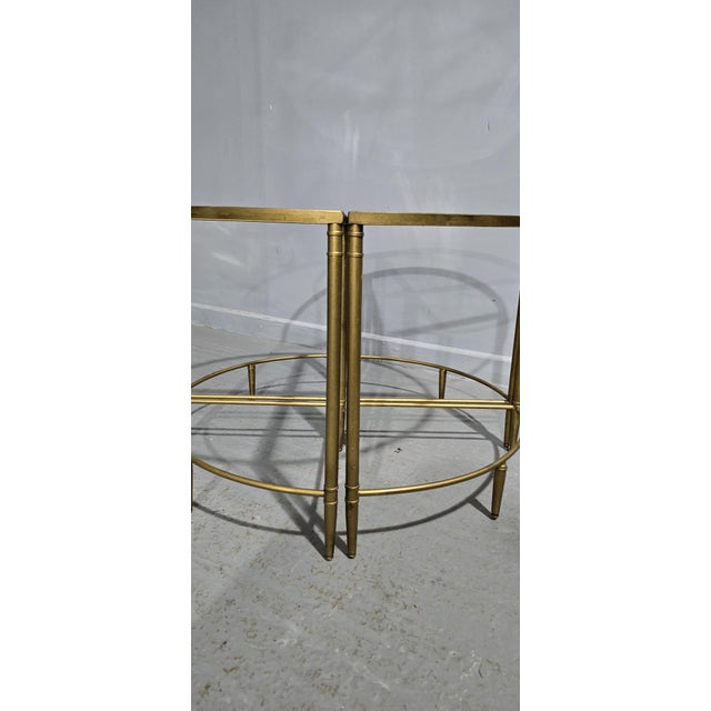 French Art Deco Nesting Tables, 1940s, Set of 4 For Sale - Image 4 of 9