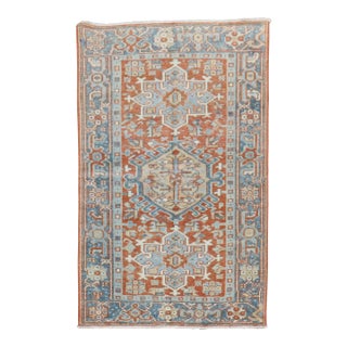 Early 20th Century Orange Heriz Karadja Rug rug no.j2226 For Sale