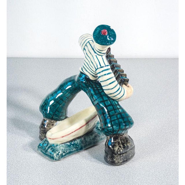 Ceramic Sailor Sculpture from C.A.S.A. Aretini, 1950s For Sale - Image 11 of 18