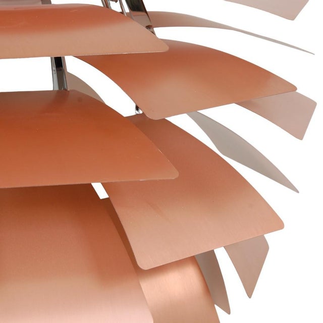 Copper Artichoke Lamp by Poul Henningsen For Sale - Image 4 of 18
