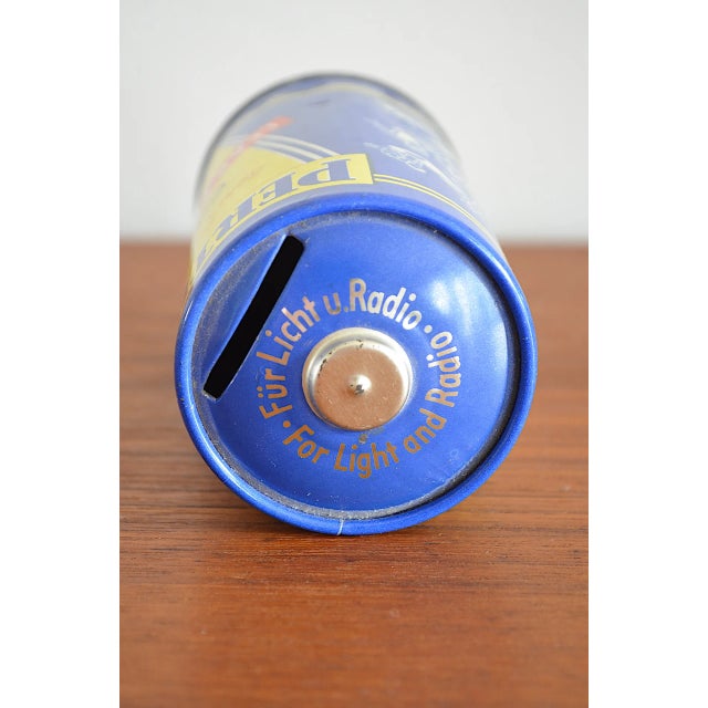 Antique Tinplate Advertising Money Box from Pertrix, 1950s For Sale - Image 6 of 8