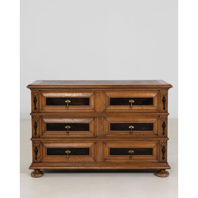 19th Century 19th Century France Black Wood Chests of Drawers For Sale - Image 5 of 10