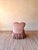 French Vintage Sweetheart Pink Velvet Boudoir Vanity Chair For Sale - Image 3 of 6