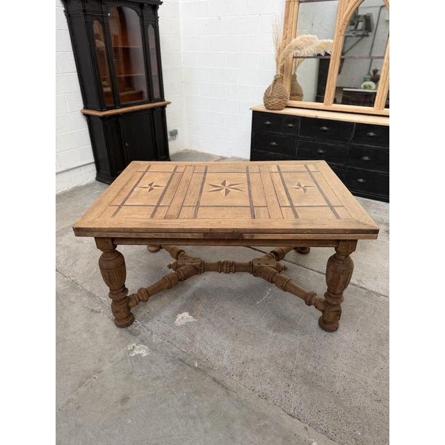 Wood 19th Century Italian Table in Oak For Sale - Image 7 of 18