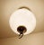 Vintage Glass and Brass Ceiling Light from Limburg For Sale - Image 4 of 11