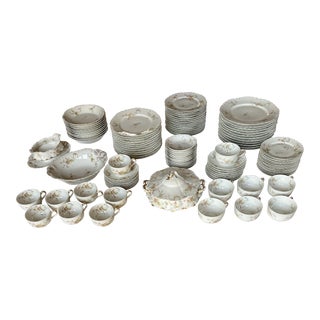 Haviland Limoges China Dinnerware Set Schleiger 57 - 102 Pieces For Sale