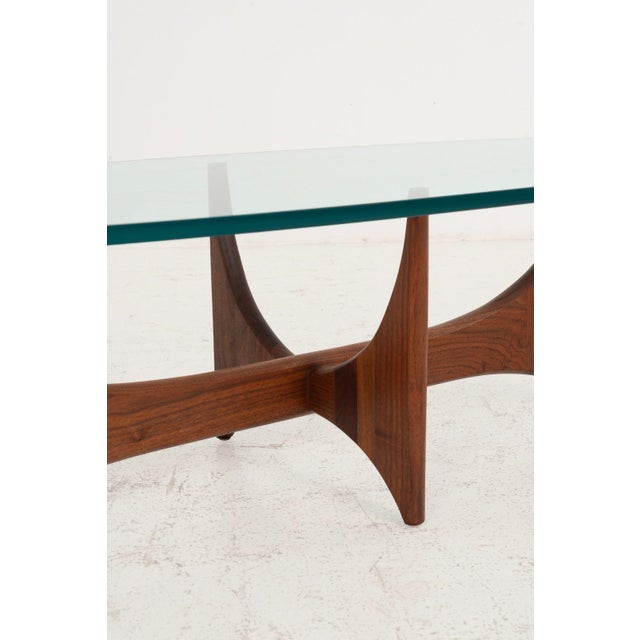 Adrian Pearsall for Craft Associates Oiled Walnut Coffee Table 1965 For Sale - Image 11 of 12