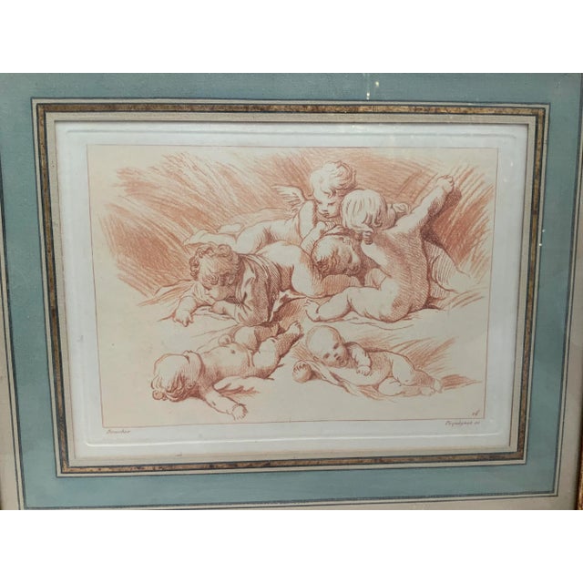 French Antique French Engraving by Auguste Pequegnot For Sale - Image 3 of 11