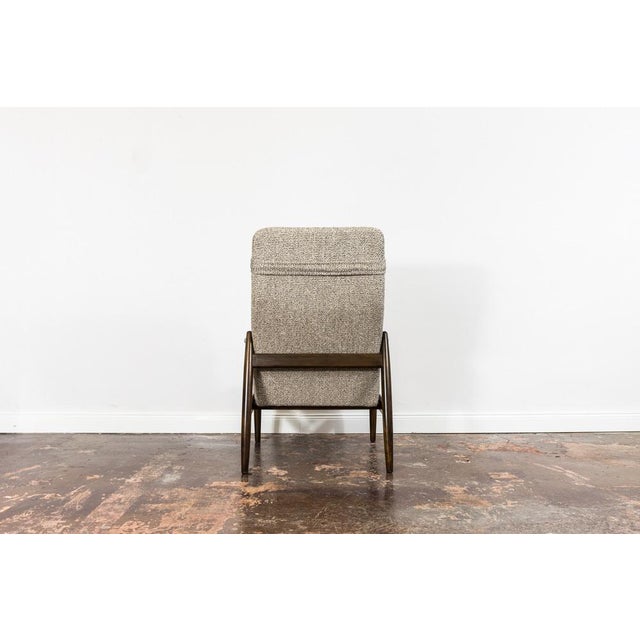 Set of Mid-Century High Back Armchair with Ottoman by Edmund Homa, 1960s For Sale - Image 4 of 16