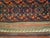 Tribal Vintage Baluch Tribal Area Rug in Allover Geometric Pattern in Navy Blue, Brown, Dark Red For Sale - Image 3 of 18
