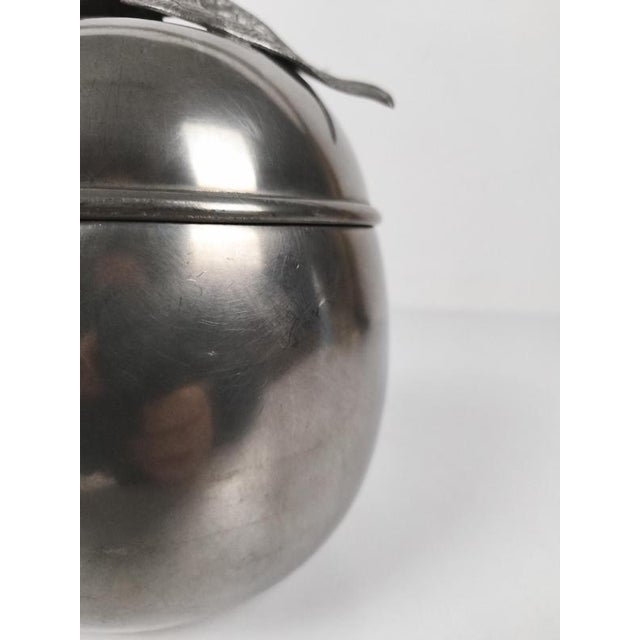 1970s Mid-20th Century Sculptural Apple-Shaped Ice Bucket in the style of Mauro Manetti, Italy, 1970s For Sale - Image 5 of 15