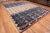 Magnificent Geometric Large Size Mid Century Modern Swedish Design Contemporary Area Rug, Country Of Origin: Central Asia,...