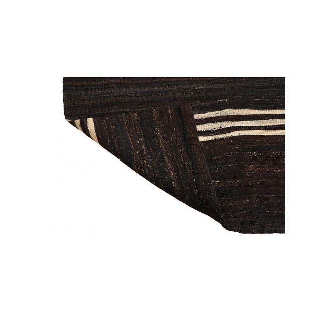 Vintage Striped Kilim Runner - 3`6″ X 13`0″ For Sale In Los Angeles - Image 6 of 6