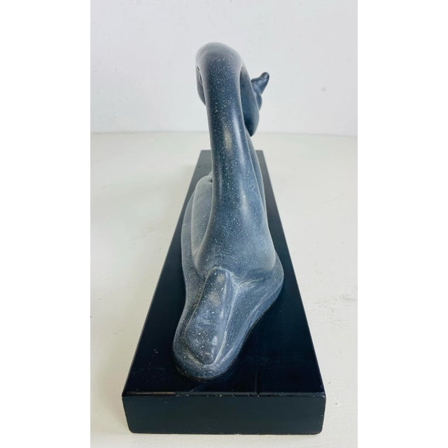 1970s Mid Century Modern Austin Production’s Deco Inspired Female Nude Sculpture For Sale - Image 5 of 10