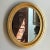 Mid 20th Century French Louis Philippe-Style Giltwood Oval Wall Mirror For Sale - Image 5 of 12